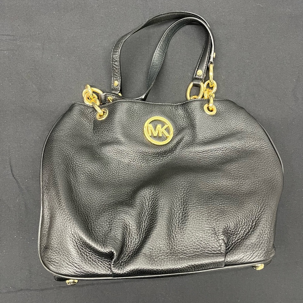 Michael Kors Black Leather Tote